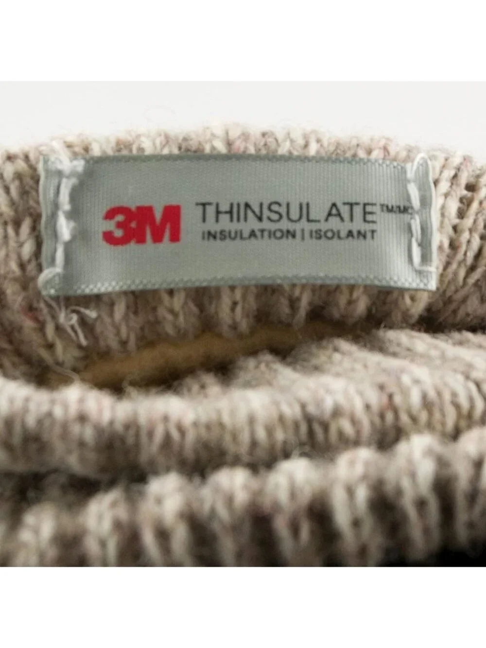 Cozy 360° Wool Glomitt Flip Mitten with 3M Thinsulate Lining - Tan Color